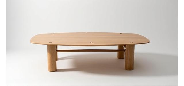 Table basse en bois massif